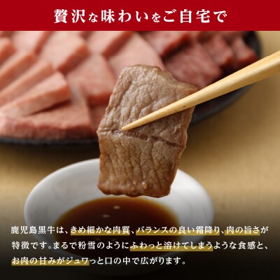 鹿児島県産黒毛和牛　霜降(ロース・カルビ)赤身(モモ)焼き肉用　500g