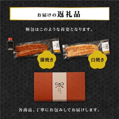 【蒲焼き2尾　白焼き1尾　計3尾セット】創業50年・職人による手焼き　大隅産うなぎ