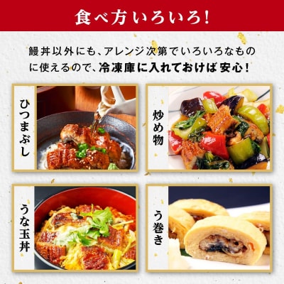 うなぎ 蒲焼 170g×4尾【鹿児島産】地下水で育てた逸品鰻