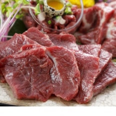【熊本　と畜】赤身馬刺し　ロース　約200g(荒尾市)
