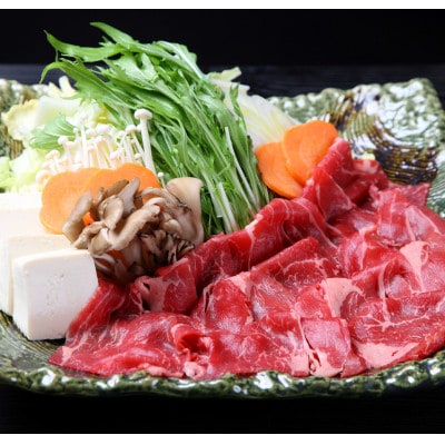 【毎月定期便】肥後の赤牛　すきやき用　500g(熊本県産和牛)全6回