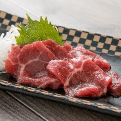 【毎月定期便】国産上赤身馬刺し 400g(荒尾市)全6回