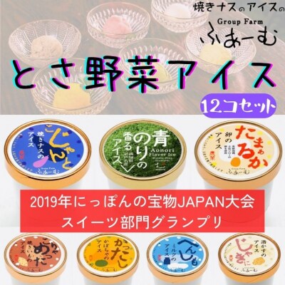 とさ野菜アイス12個セット
