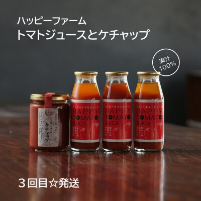 【里帰りの食卓】安芸の人気スイーツ&甘いトマトジュース定期便(3回コース)