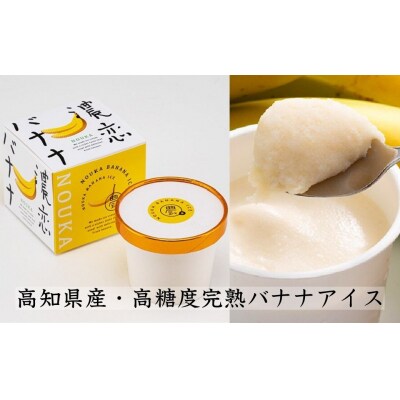 濃厚な甘さと味わいに恋する NOUKAの濃恋アイスクリームセット 濃恋バナナ&濃恋いちご 各3個