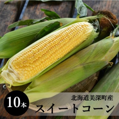 とうもろこし(スイートコーン)10本 北海道美深町産