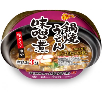 徳島製粉 金ちゃん鍋焼うどん　味噌煮 (215g × 12個 入)