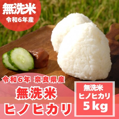 【令和6年産】【無洗米】奈良県産 ヒノヒカリ 5kg