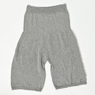 日本製 オーガニックコットン ゆるふわペチ 無縫製 グレー (6645-7351)