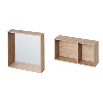 「V-TISS LIGHT」 ミラーM・ハーフ薄型セット ヨーロピアンチェリー