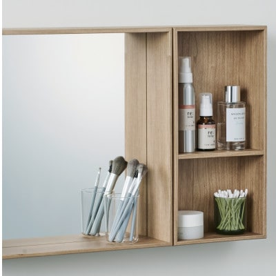 「V-TISS LIGHT」 ミラーM・ハーフ薄型セット ヨーロピアンチェリー