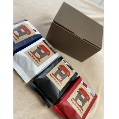 【毎月定期便】Natural Coffee Roastersのコーヒー豆　4種セット全3回