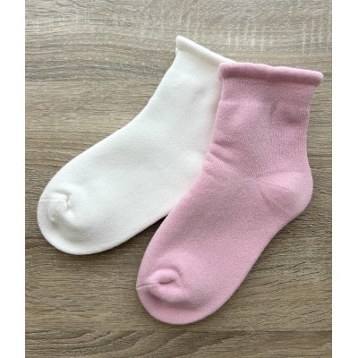 ふわもち鯛焼き靴下x2足組(ピンク、ホワイト)