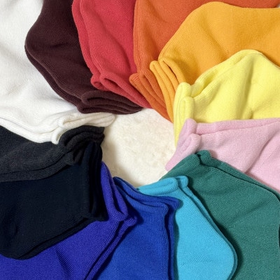 ふわもち鯛焼き靴下x2足組(ブルー、グリーン)