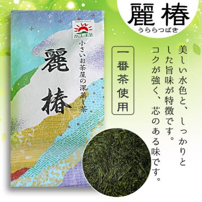 <お茶生産量日本一の鹿児島県産!>小さいお茶屋の深蒸し茶～麗椿～700g!