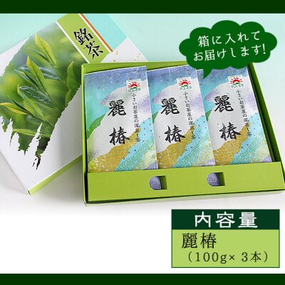 <お茶生産量日本一の鹿児島県産!>小さいお茶屋の深蒸し茶～麗椿～300g!
