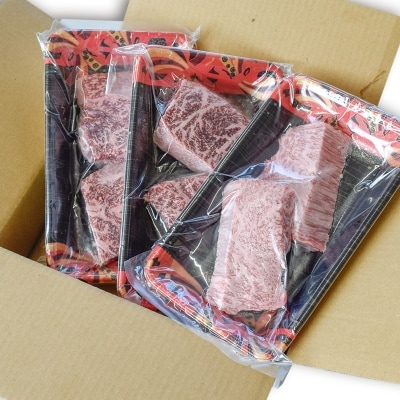 A5鹿児島県産黒毛和牛希少部位ステーキセット600g　改