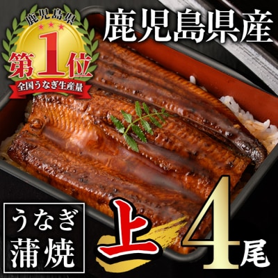 無投薬!うなぎ蒲焼セット(上・ 約140g以上×4尾)