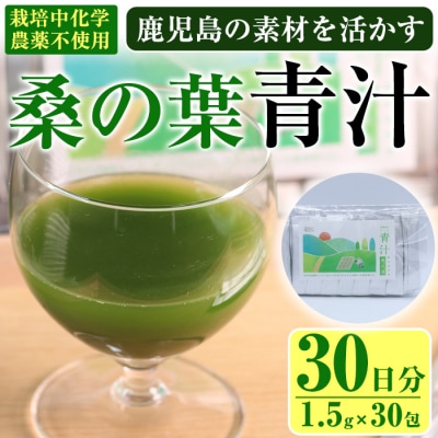  茶農家の作った素材を活かす美味しい青汁(桑)30日分