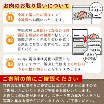 鹿児島黒牛肩ロース厚切り焼肉用(900g　300g×3P)