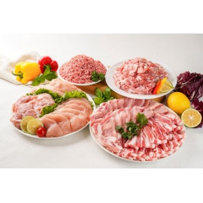 曽於ポーク・県産鶏・国産豚セット3.9kg