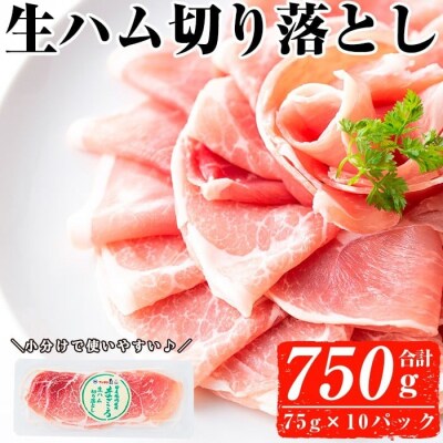 【2026年5月中に発送予定】生ハム切り落とし75g×10P