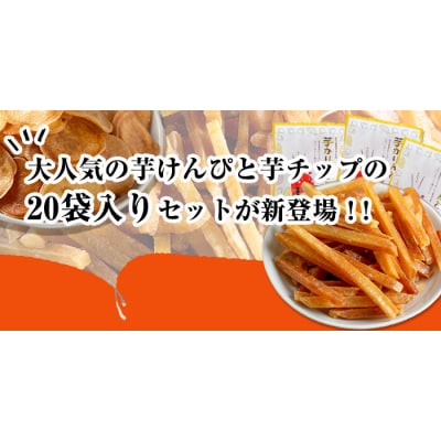 芋かりんとう&芋チップセット【合計20袋】