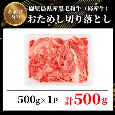 鹿児島県産黒毛和牛(経産牛)おためし切り落とし計500g