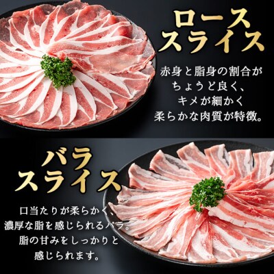 かごしま味わい黒豚　食べ比べしゃぶしゃぶ2,700g