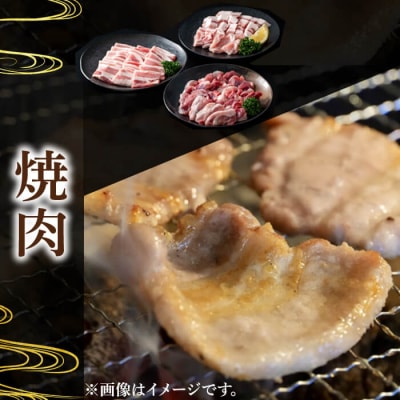 かごしま味わい黒豚　焼肉ファミリーパック3,600g