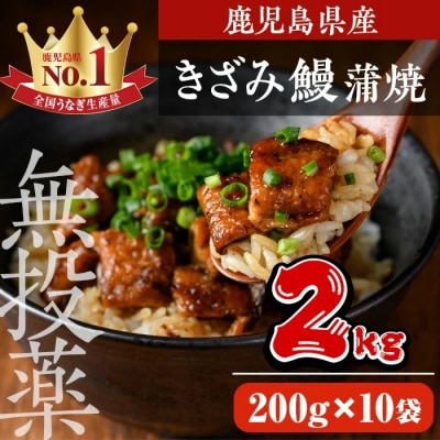 鹿児島県産うなぎきざみ蒲焼セット (200g×10袋)