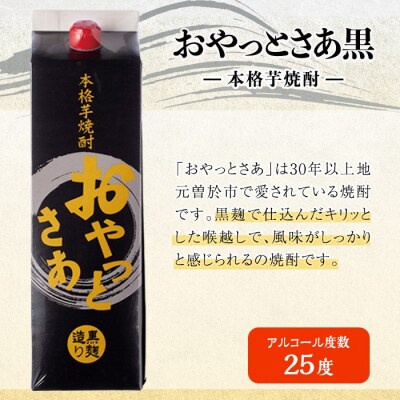 岩川醸造おやっとさあ黒セット(計3本)