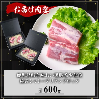 かごしま味わい黒豚希少部位 極みシャトーブリアン (600g)