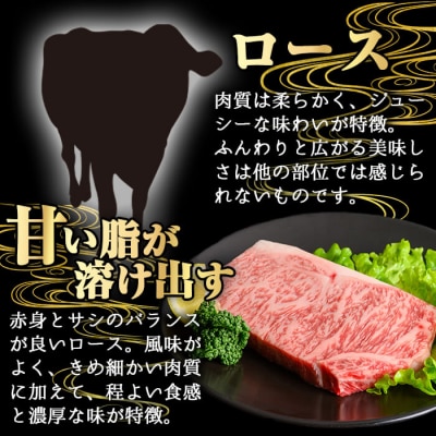 鹿児島県産和牛ロースステーキ(200g×3枚)