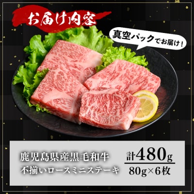 《訳アリ》和牛ロースミニステーキ(80g×6枚)