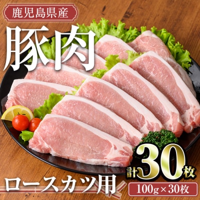 鹿児島県産豚肉ロースカツ30枚セット
