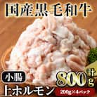 【鮮度抜群!】国産黒毛和牛小腸(上ホルモン800g)