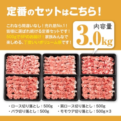 曽於ポーク切り落とし3㎏