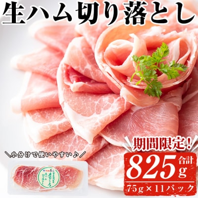 【2026年1月中に発送予定】生ハム切り落とし75g×11P