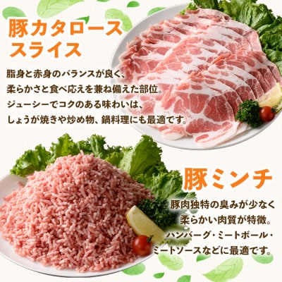 鹿児島県産豚バラエティーセット(合計1.5kg)