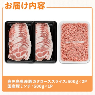 国産豚バラエティーセット(合計1.5kg)