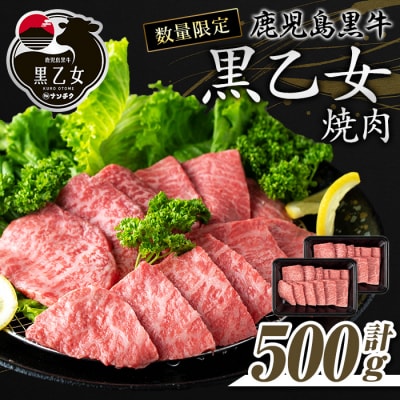 鹿児島黒牛 黒乙女 和牛モモ焼肉(500g)