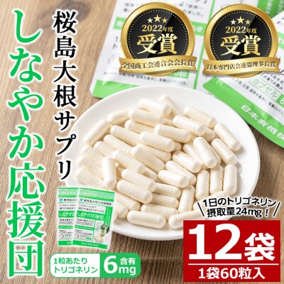 しなやか応援団(60粒×12袋)