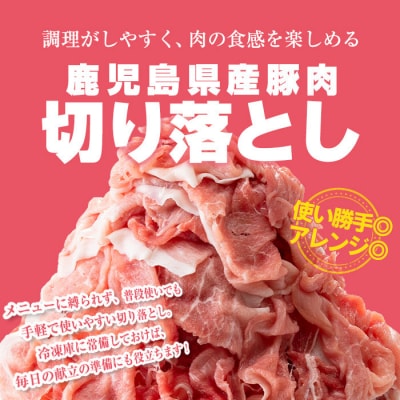 鹿児島県産 豚肉切り落とし (計4kg )