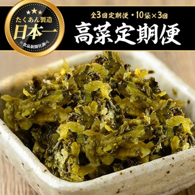 【3回定期】九州高菜(200g×10袋×3回)