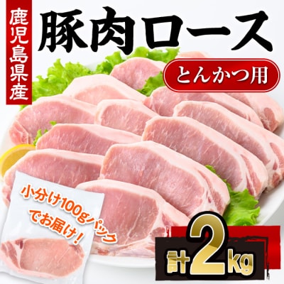 鹿児島県産豚肉ロースとんかつ(100g×20P)