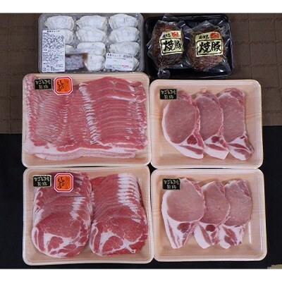 鹿児島黒豚+焼豚・餃子セット