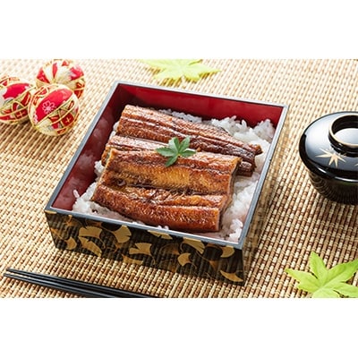【2022年3月中旬発送】備長炭手焼き　九州産　うなぎ蒲焼き(有頭)　4尾セット(155g)　