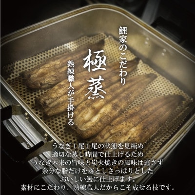 鯉家の蒲焼「大トロうなぎ蒲焼(4尾)」【国産・手焼き備長炭】1753