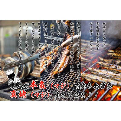 2023年4月発送開始『定期便』　「真地焼きうなぎ(2尾)」【国産・手焼き備長炭】1723　全6回